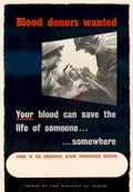 Blood Transfusion Warfare Vintage Retro Advert Poster A4 Photo Print