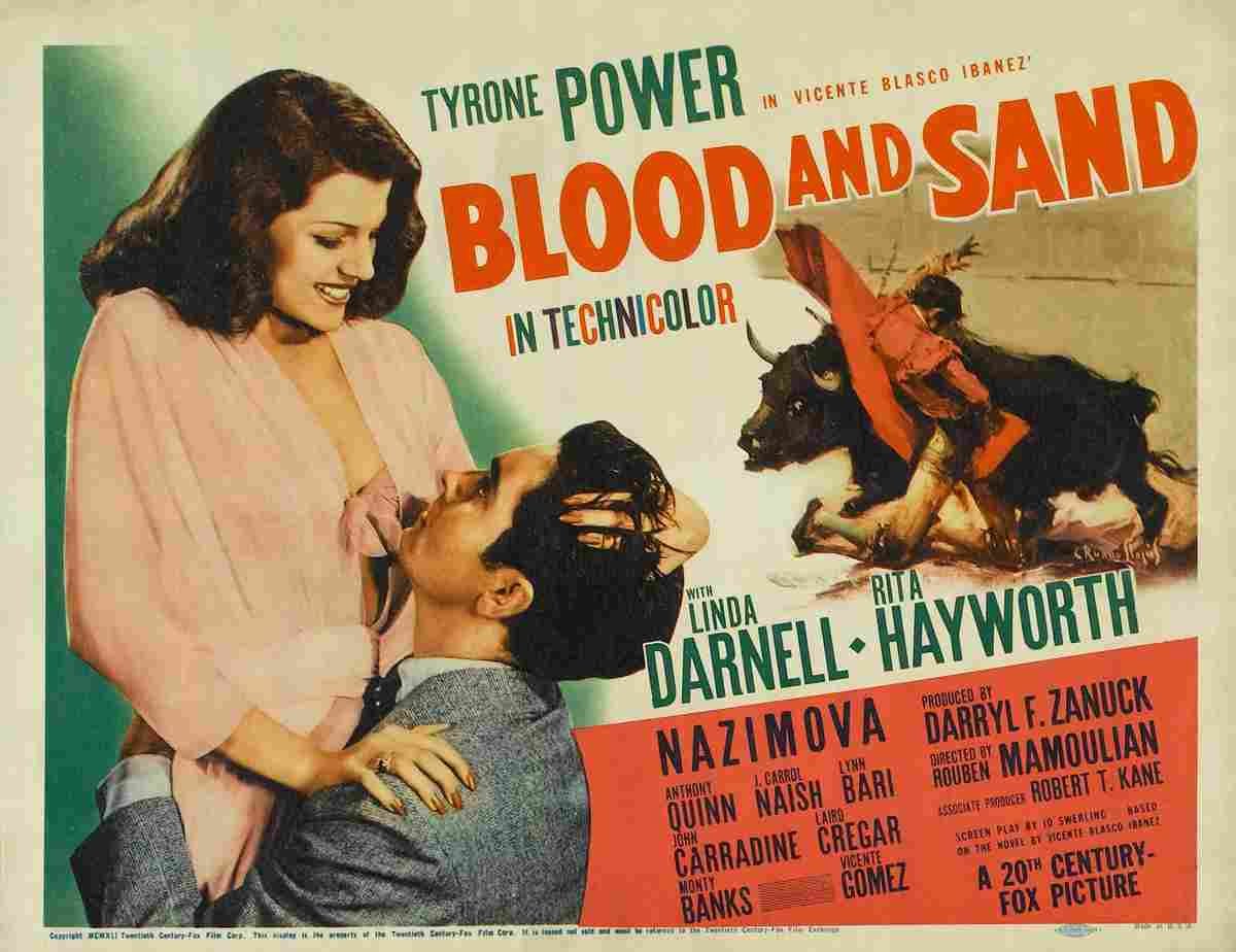 Blood and Sand 1941 02  film star poster A4 Photo Print