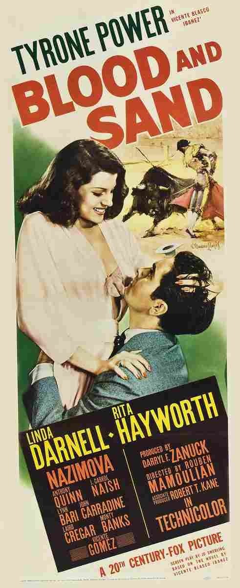 Blood and Sand 1941 05  film star poster A4 Photo Print