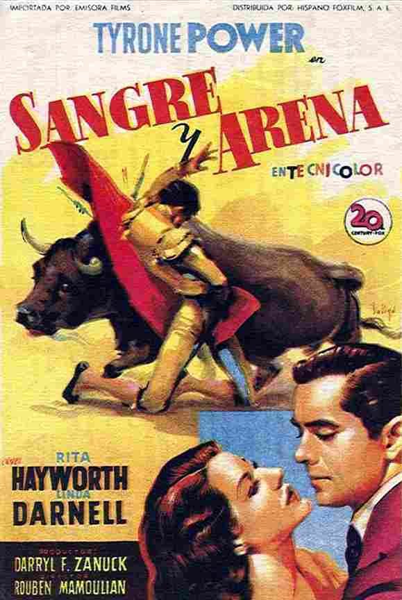 Blood and Sand 1941 06  film star poster A4 Photo Print