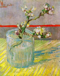 Blossoming Almond Branch In A Glass 1888 A4 Photo Print