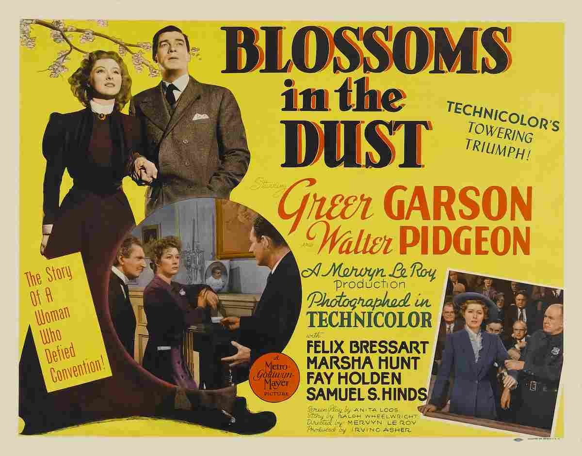 Blossoms in the Dust 02  film star poster A4 Photo Print