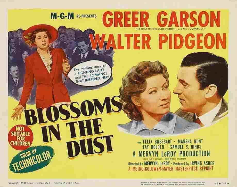 Blossoms in the Dust 14  film star poster A4 Photo Print