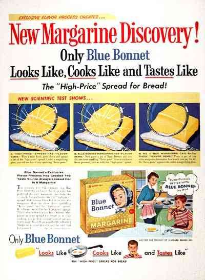Blue Bonnet 1530 advert A4 Photo Print