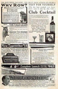 Blue Book Cocktail Vintage Retro Advert Ads A4 Photo Print