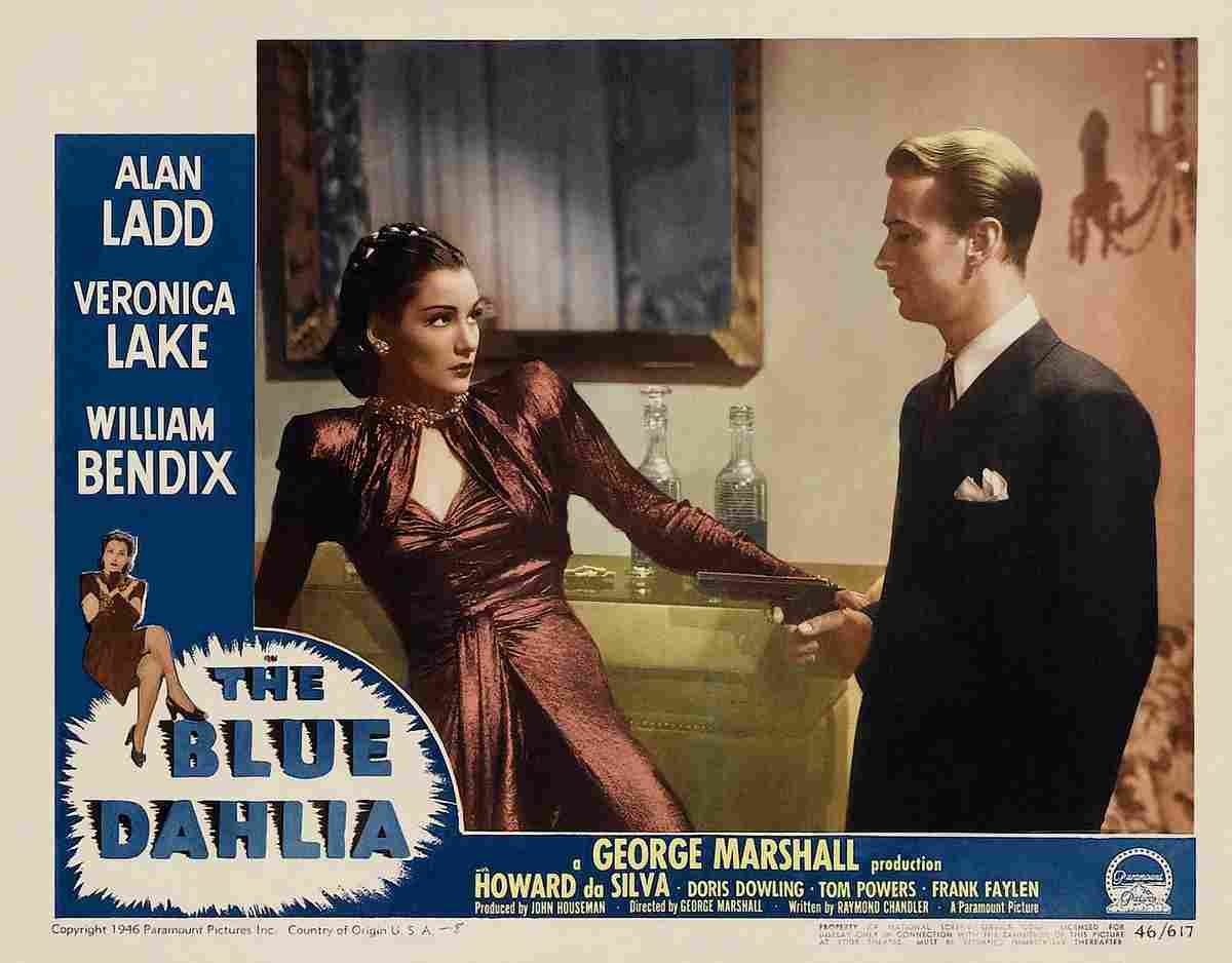 Blue Dahlia The 08  film star poster A4 Photo Print