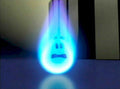 Blue Flame Ghost Vintage Retro Advert Poster A4 Photo Print