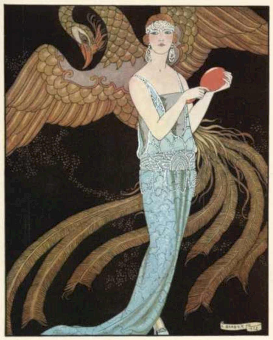 Blue Flapper Phoenix Vintage Retro Advert Ads A4 Photo Print