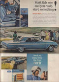 Blue Galaxy Thunderbird Vintage Retro Advert Ads A4 Photo Print