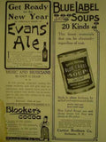 Blue Label Soups Vintage Retro Advert Ads A4 Photo Print