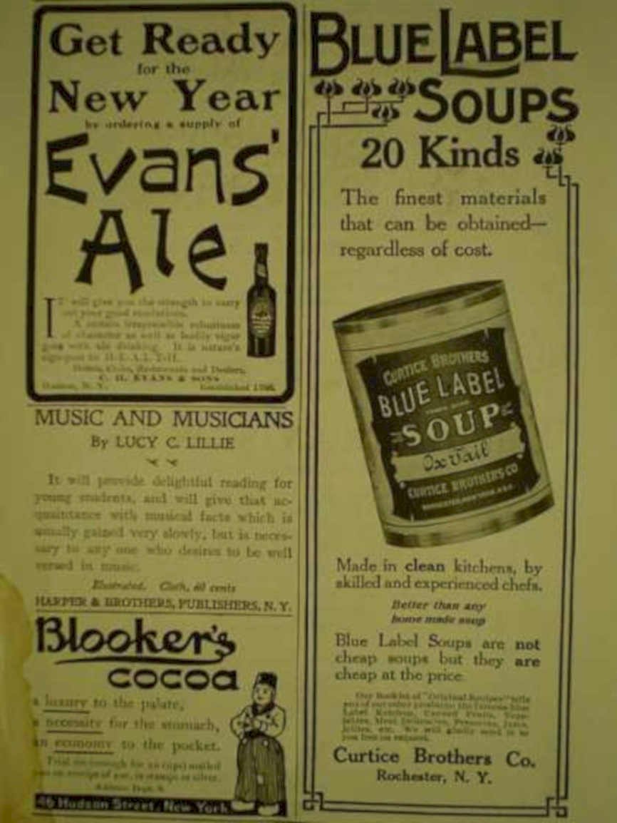 Blue Label Soups Vintage Retro Advert Ads A4 Photo Print