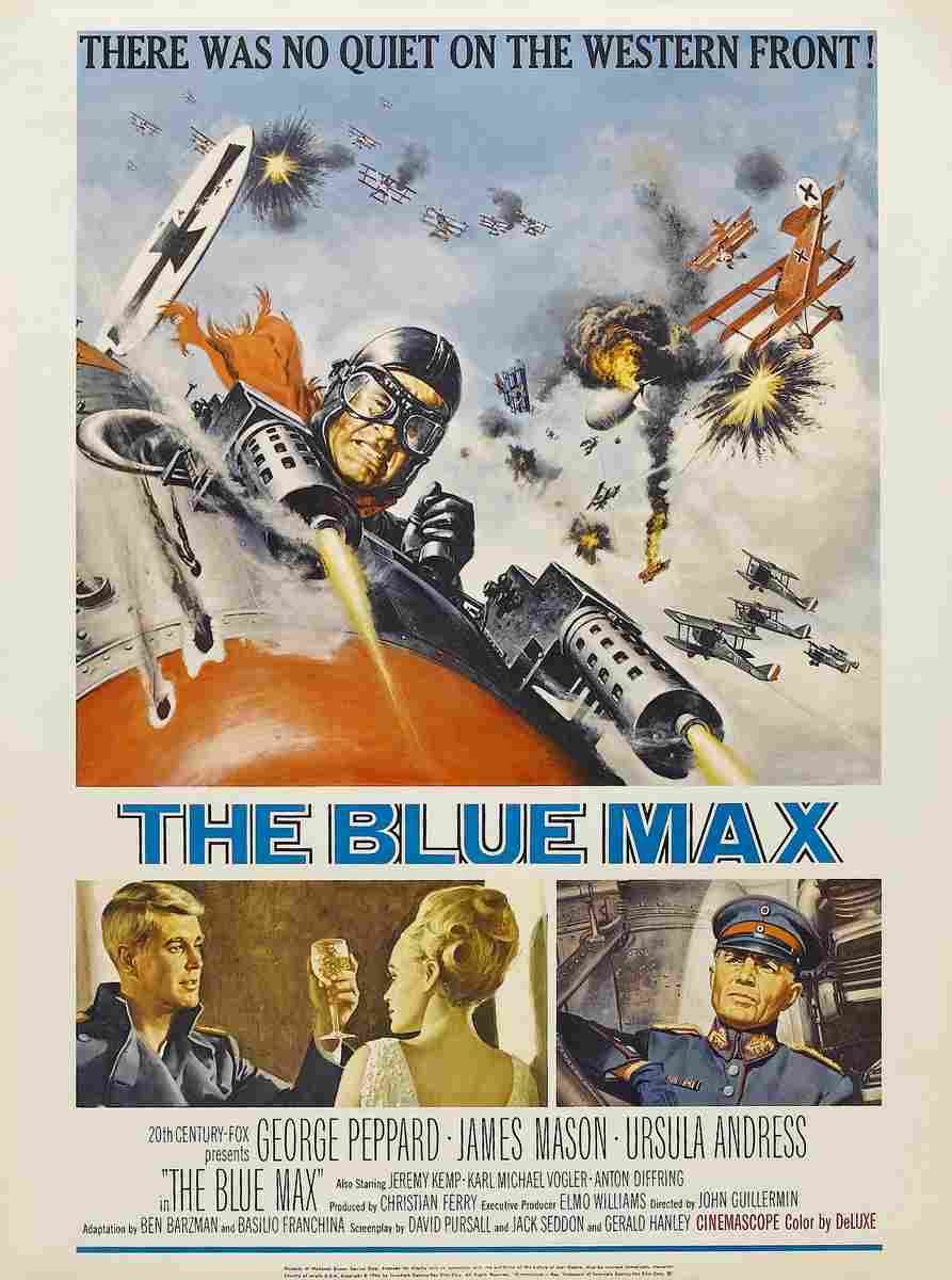 Blue Max The 01  film star poster A4 Photo Print