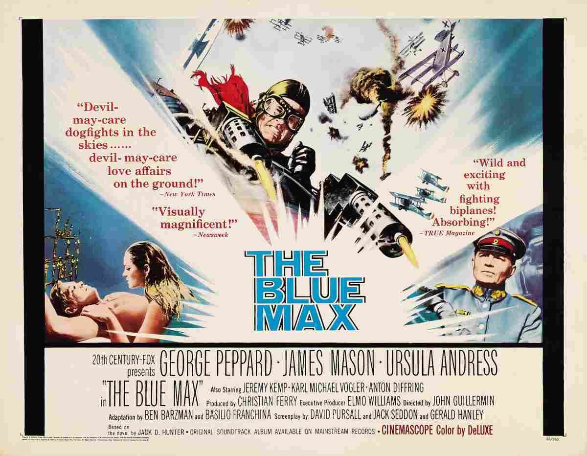 Blue Max The 02  film star poster A4 Photo Print