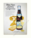 Blue Nun Wine Vintage Retro Advert Poster A4 Photo Print 2