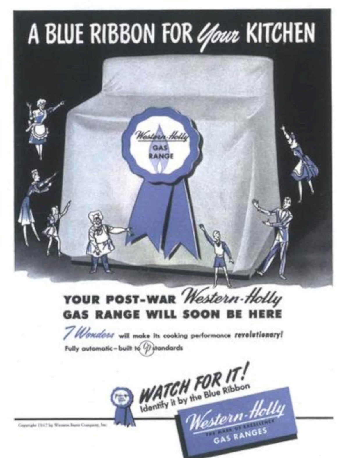 Blue Ribbon Range Vintage Retro Advert Poster A4 Photo Print