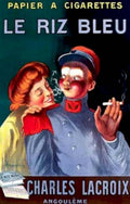 Blue Rice Cigarette Vintage Retro Advert Ads A4 Photo Print