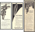 Blue Streaks Tires 2 Vintage Retro Advert Ads A4 Photo Print