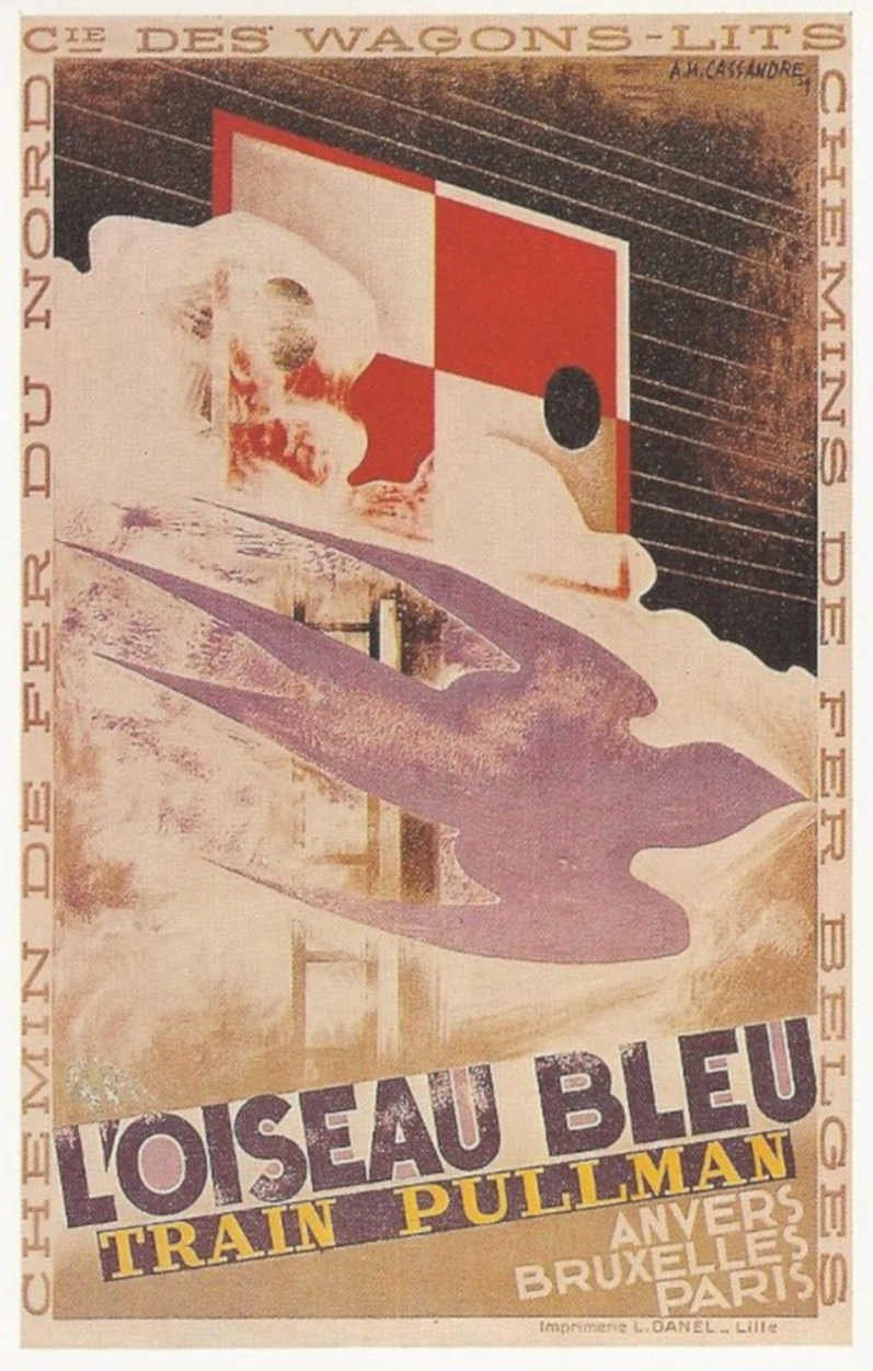 Blue Train Pullman Vintage Retro Advert Poster A4 Photo Print