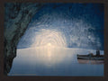 Blue grotto Capri Island Vintage A4 Photo Print