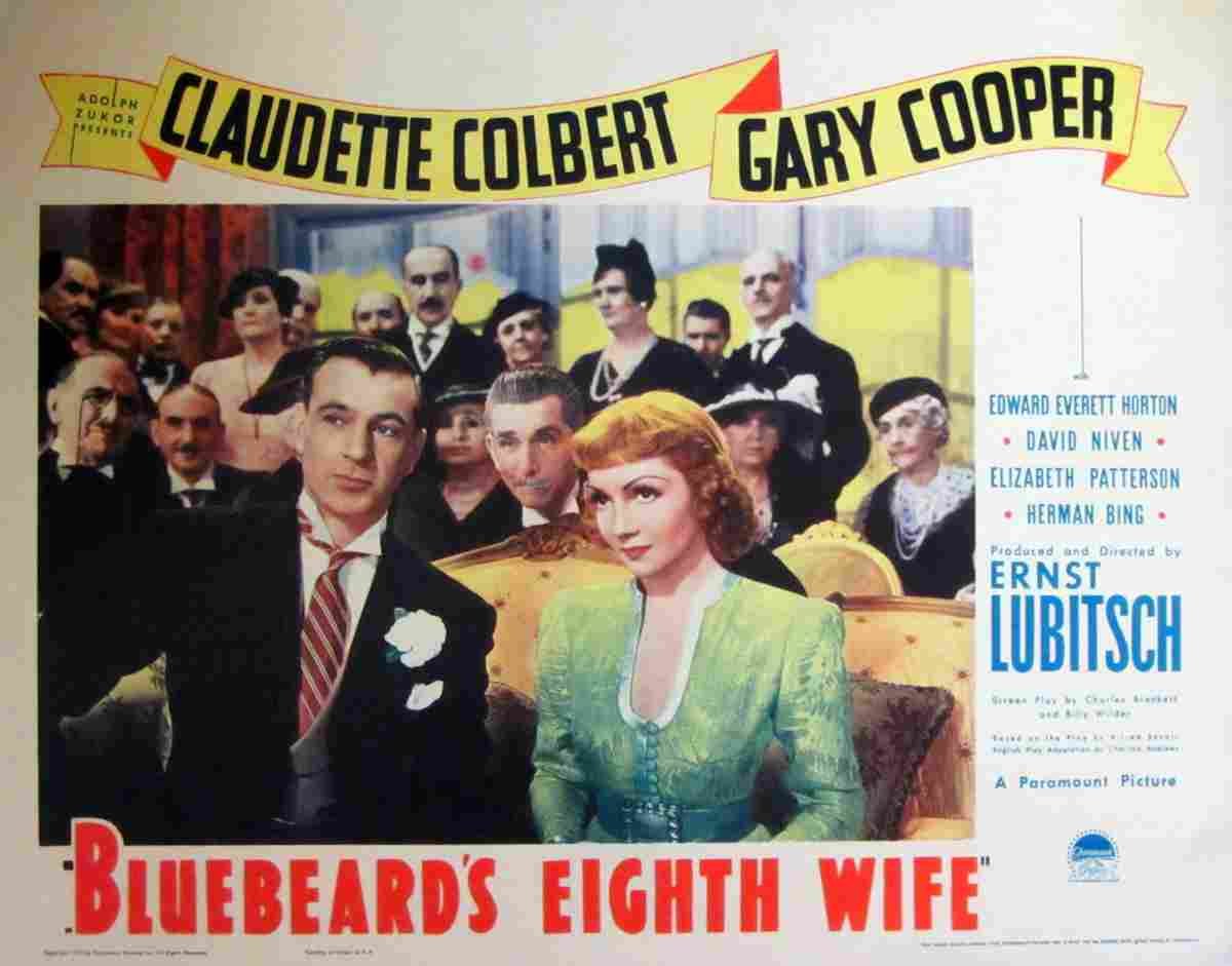 Bluebeards Eighth Wife 1938 01  film star poster A4 Photo Print