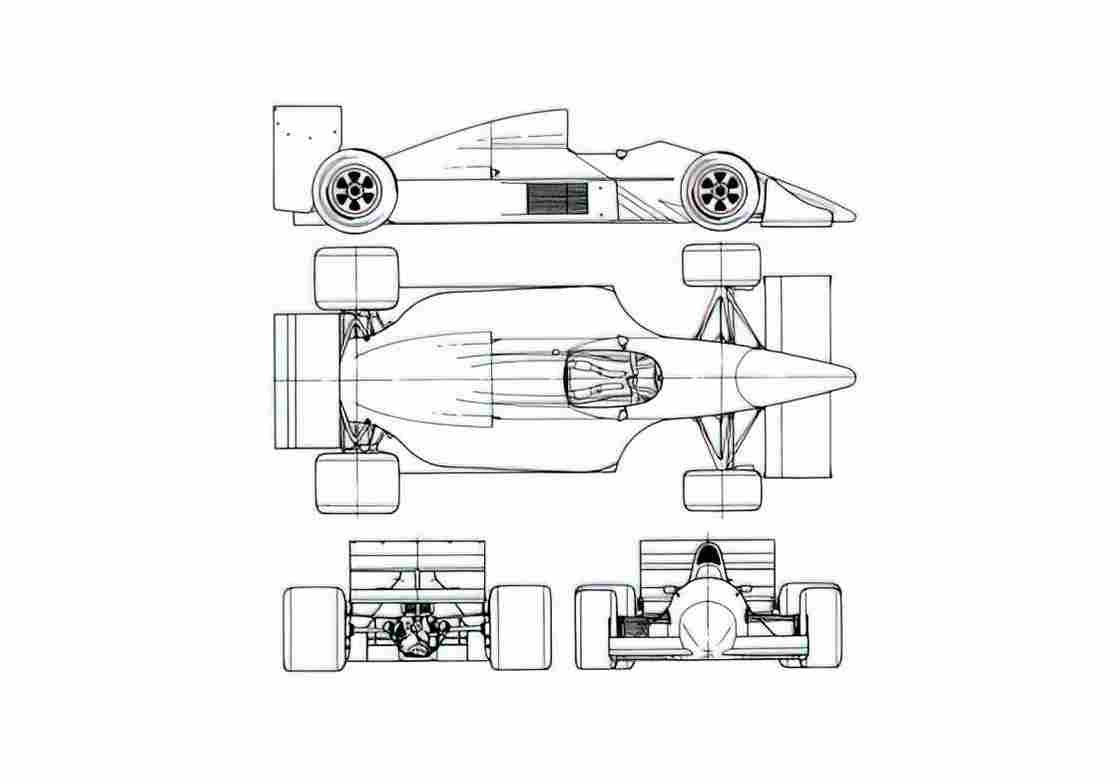 Blueprint 016 OW 1987 A4 Photo Print
