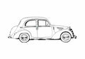 Blueprint 1200 Berline Sedan 1949 A4 Photo Print