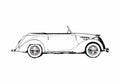Blueprint 1200 Cabriolet 1949 A4 Photo Print