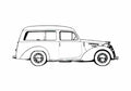 Blueprint 1200 Commerciale Minivan 1949 A4 Photo Print