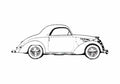 Blueprint 1200 Coupe 1949 A4 Photo Print