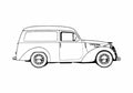 Blueprint 1200 Fourgon Wagon 1949 A4 Photo Print