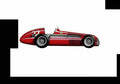Blueprint 1951 Alfa Romeo 159 f1 01 A4 Photo Print