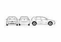 Blueprint 1K) 5 door Hatchback 2008 A4 Photo Print