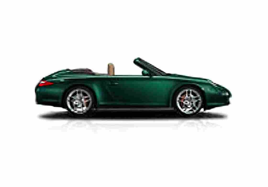 Blueprint 2) Carrera S Cabriolet 2009 A4 Photo Print