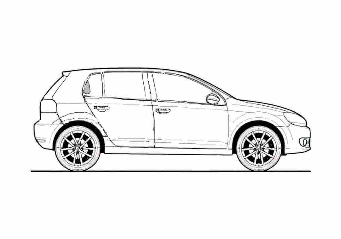 Blueprint 5K) 2.0TDI 140 GT 5 door Hatchback 2009 A4 Photo Print