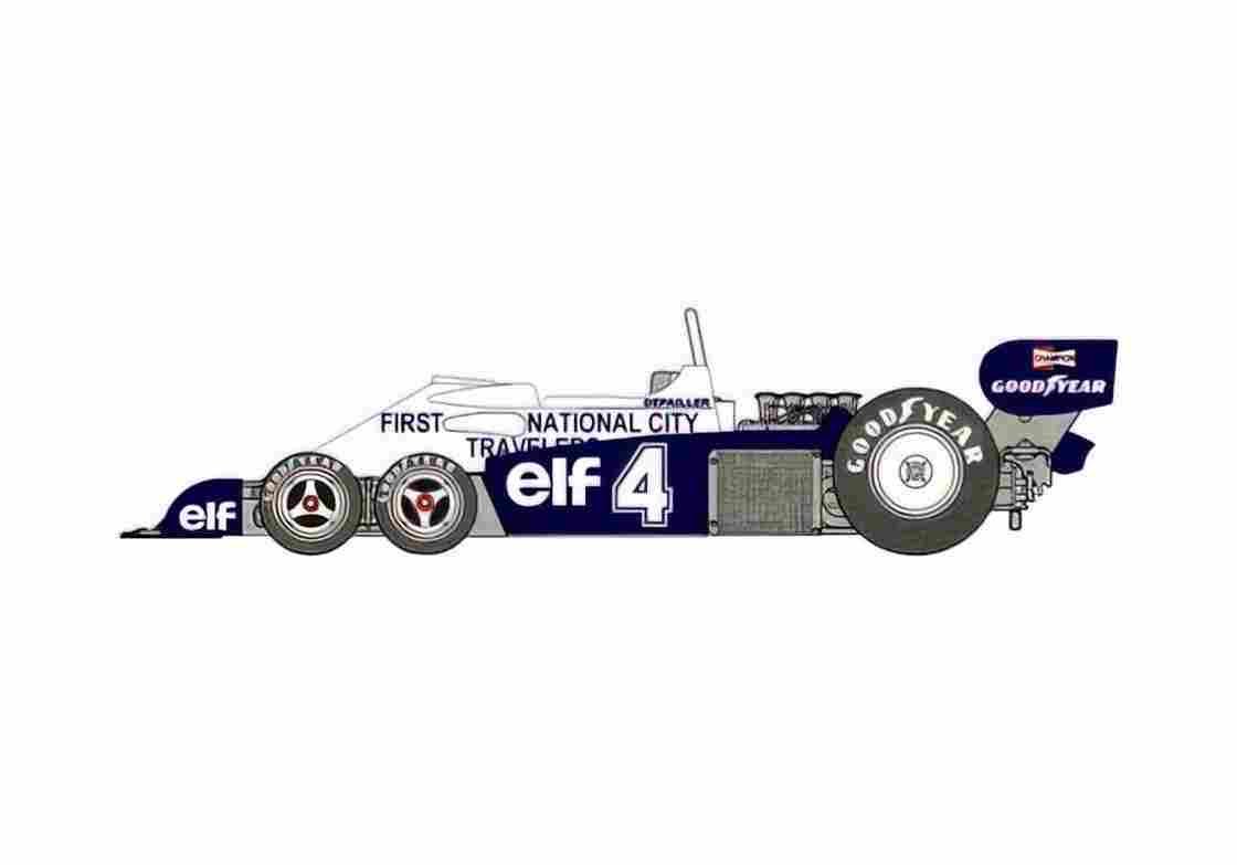 Blueprint 6 F1 OW 1977 A4 Photo Print