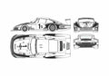 Blueprint 78 Moby Dick Coupe 1978 A4 Photo Print