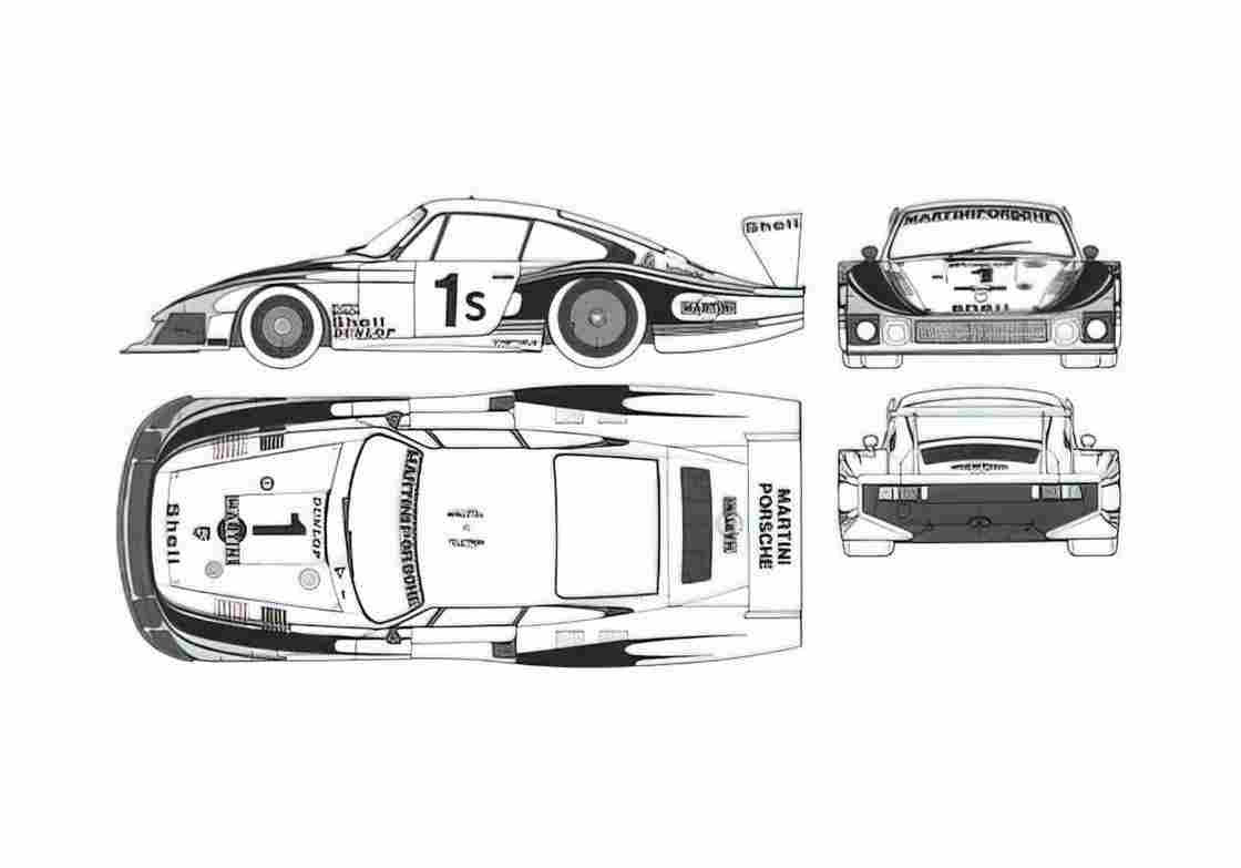 Blueprint 78 Moby Dick Coupe 1978 A4 Photo Print