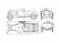 Blueprint 98 Wensum Cabriolet 1913 A4 Photo Print