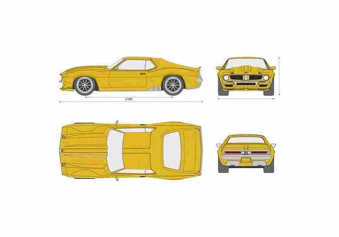 Blueprint AMC Javelin Ringbrothers Defiant 01 A4 Photo Print