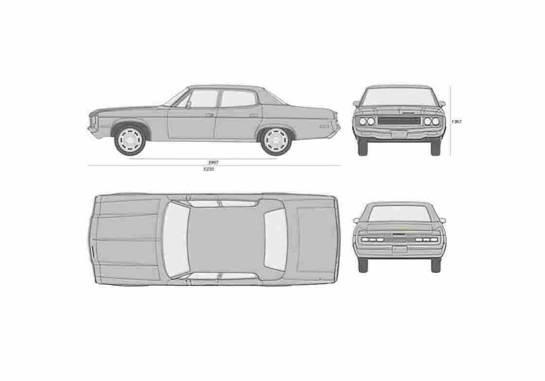 Blueprint AMC Matador 01 A4 Photo Print