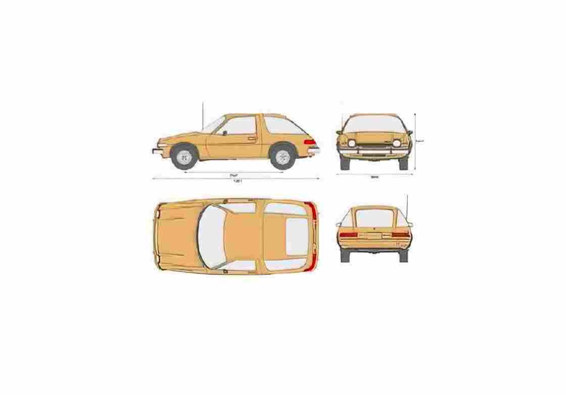 Blueprint AMC Pacer 01 A4 Photo Print