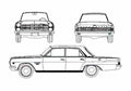 Blueprint AMC Rambler Ambassador 990 01 A4 Photo Print