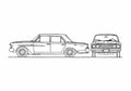 Blueprint AMC Rambler Classic 770 4 Door Sedan 1963) 01 A4 Photo Print