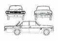 Blueprint AMC Rambler Classic 990 01 A4 Photo Print