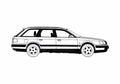 Blueprint Audi 100 C4 Avant Wagon 1992 A4 Photo Print