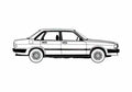 Blueprint Audi 80 B2 Sedan 1984 A4 Photo Print