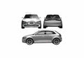 Blueprint Audi A1 Sprotback Concept Hatchback 2009 01 A4 Photo Print
