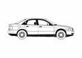 Blueprint Audi A4 B5 Typ 8D) Sedan 1995 A4 Photo Print