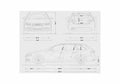 Blueprint Audi A4 B8 Typ 8K) Avant Wagon 2009 A4 Photo Print