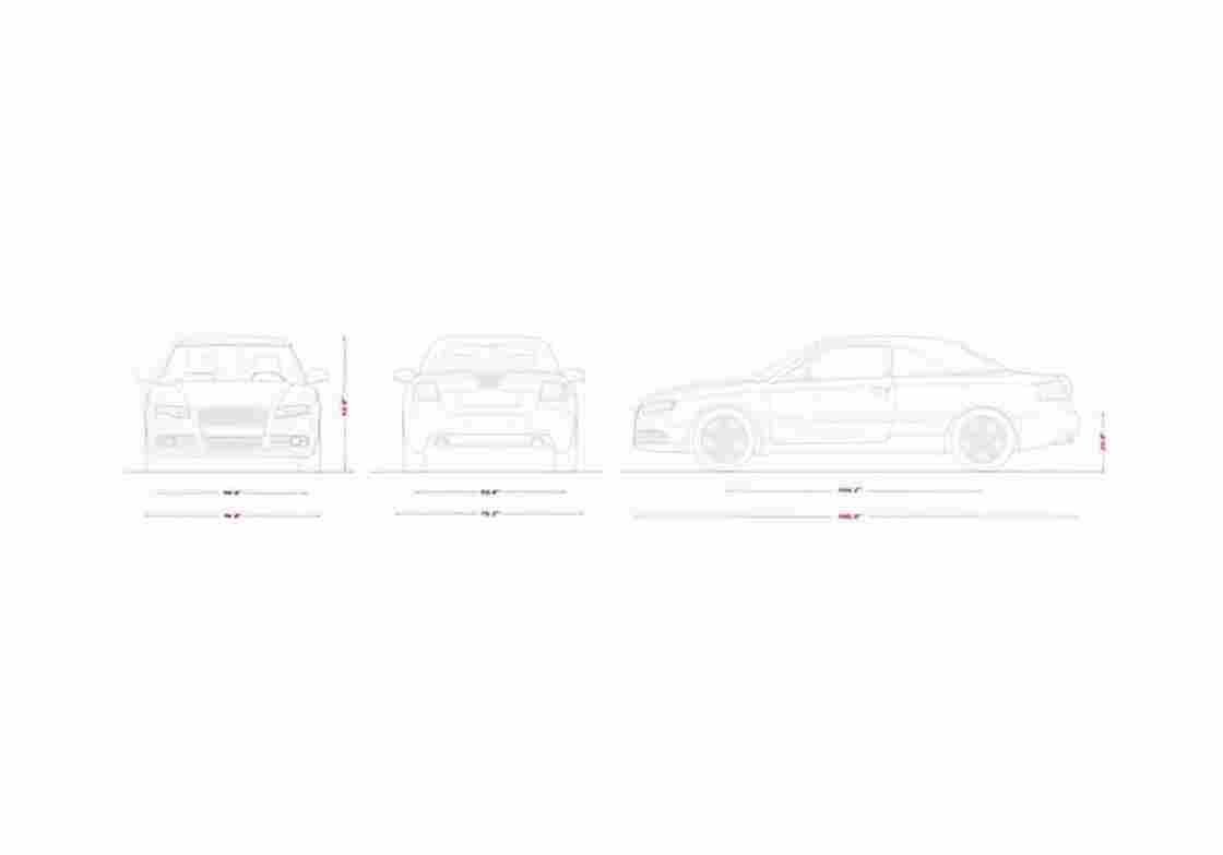 Blueprint Audi A4 B8 Typ 8K) Cabriolet 2009 A4 Photo Print